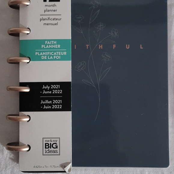 The Happy Planner 2021-2022 "SIMPLE FAITH" Mini Planner - Picture 2 of 4